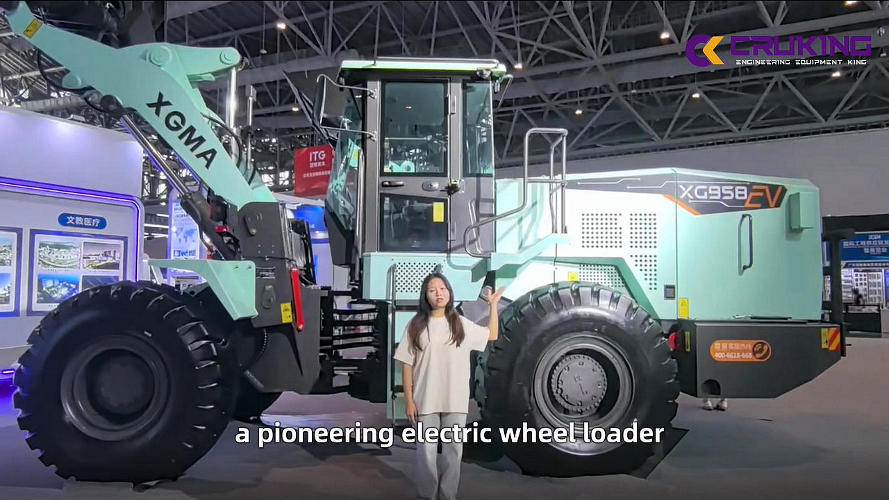 Go Electric with the XGMA XG958EV Electric Wheel Loader