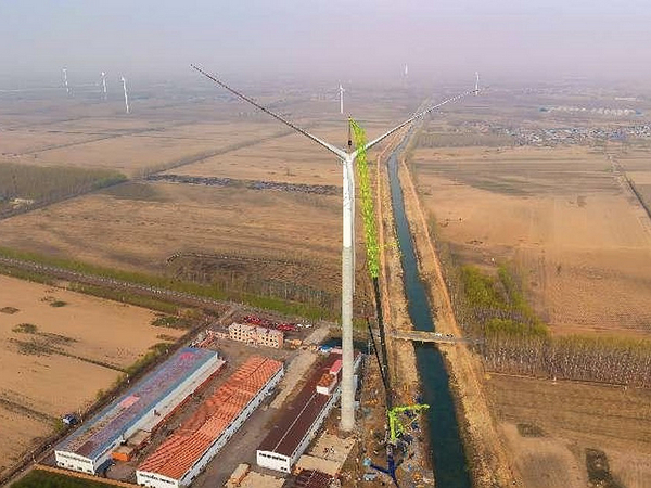 ZOOMLION ZAT40000H7 Achieves New Height of 160m for Wind Power