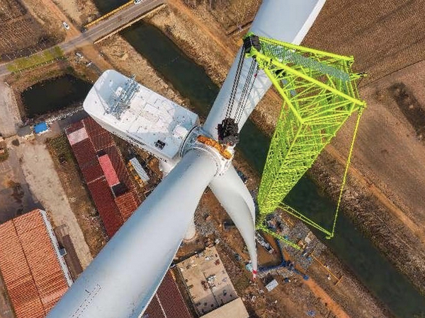 ZOOMLION ZAT40000H7 Achieves New Height of 160m for Wind Power
