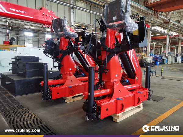 UAE - 5 Units SANY SPK23500A Palfinger Knuckle Boom Crane