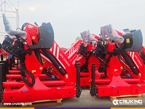 UAE - 5 Units SANY SPK23500A Palfinger Knuckle Boom Crane